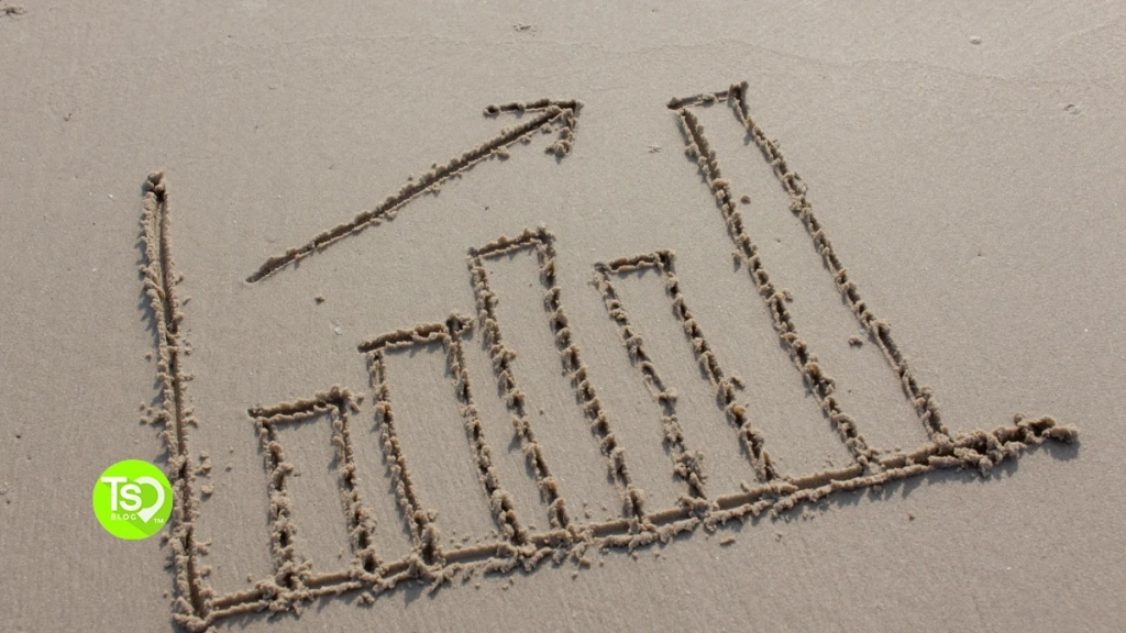 Chart drawn in sand.