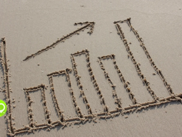 Chart drawn in sand.