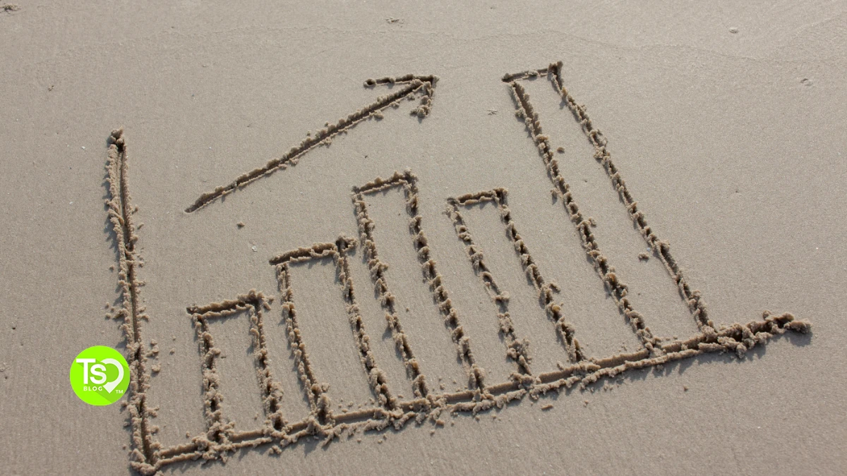 Chart drawn in sand.