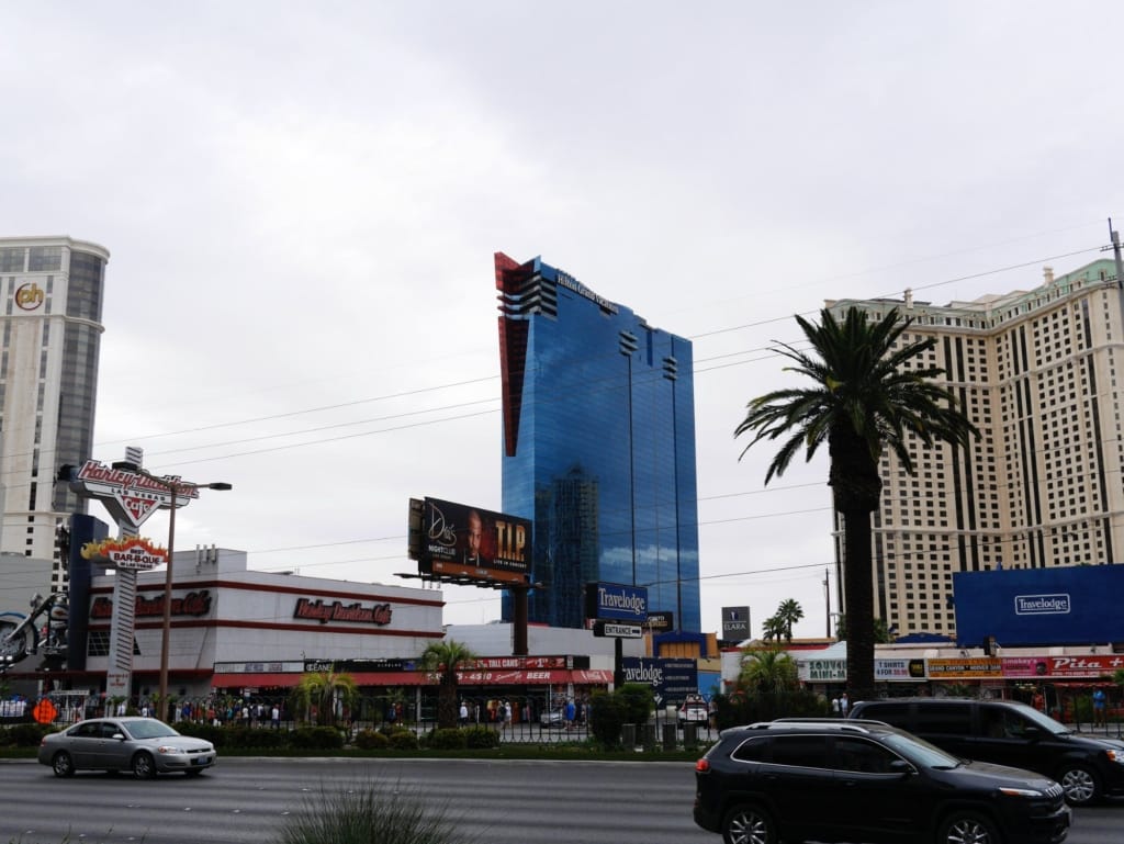 Elara tower exterior, a Hilton timeshare Las Vegas resort