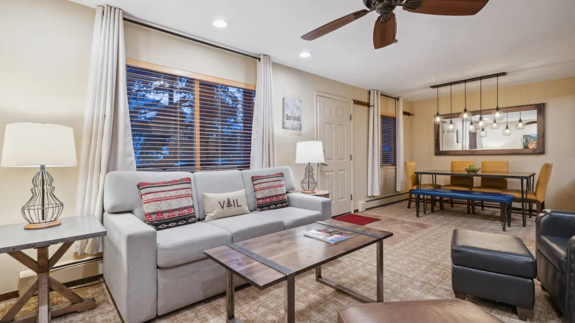Eagle Point Dining and Living Room