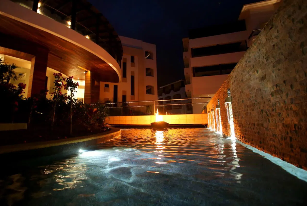 Hilton Vacation Club Cabo Azul Los Cabos Pool at Night