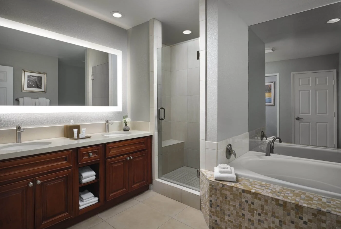 Hyatt Vacation Club at the Welk Bathroom