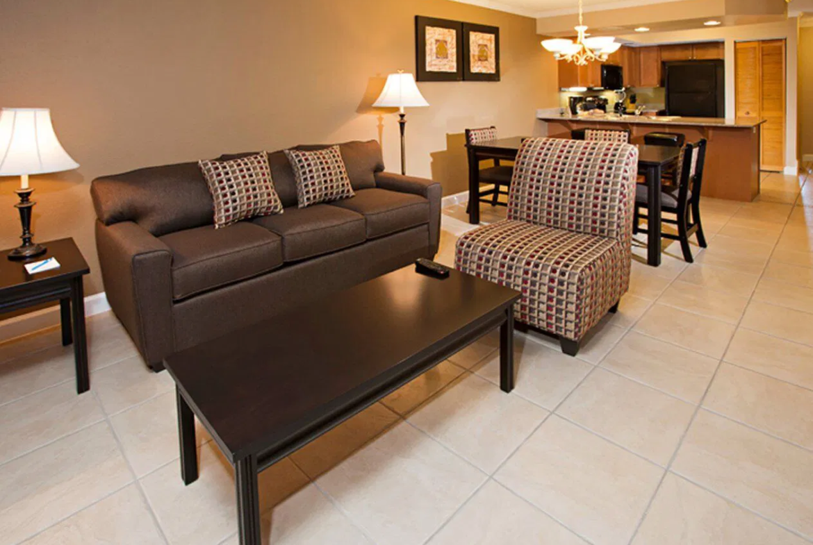 Legacy Vacation Club Orlando – Spas Living Area