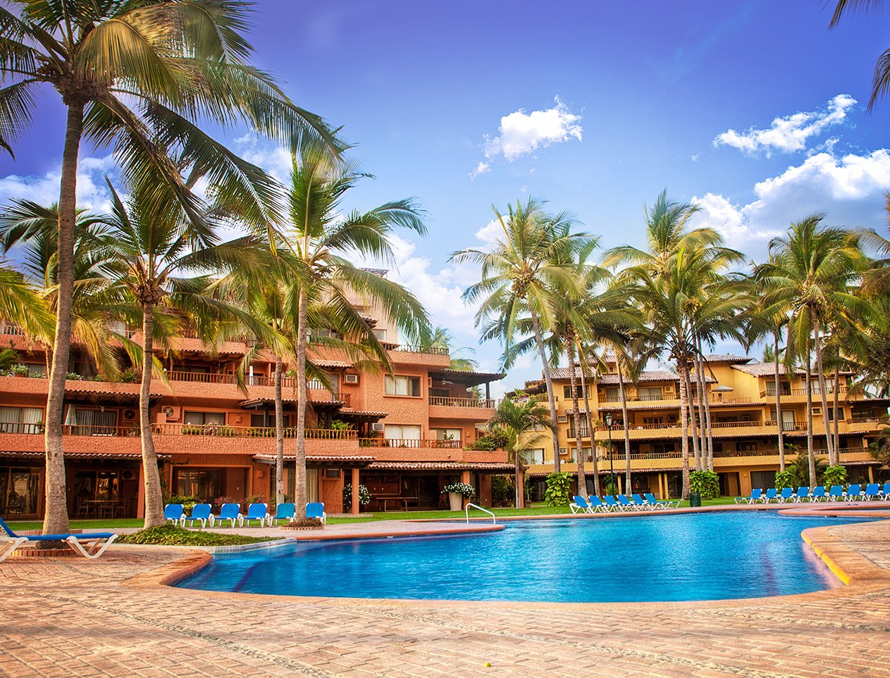 Pool and Building