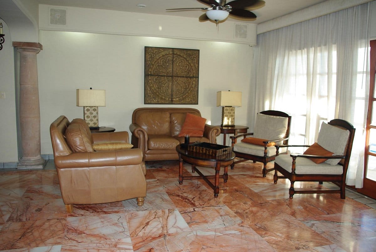 Torres Mazatlan living room one resort location