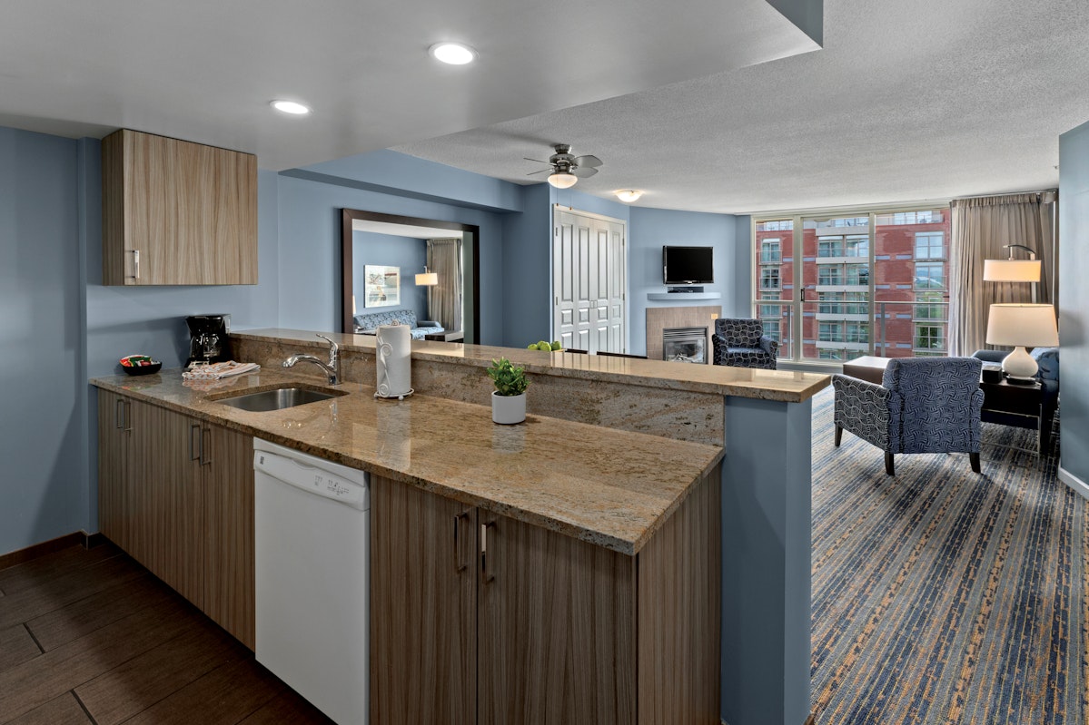 Kitchen and Living Area
