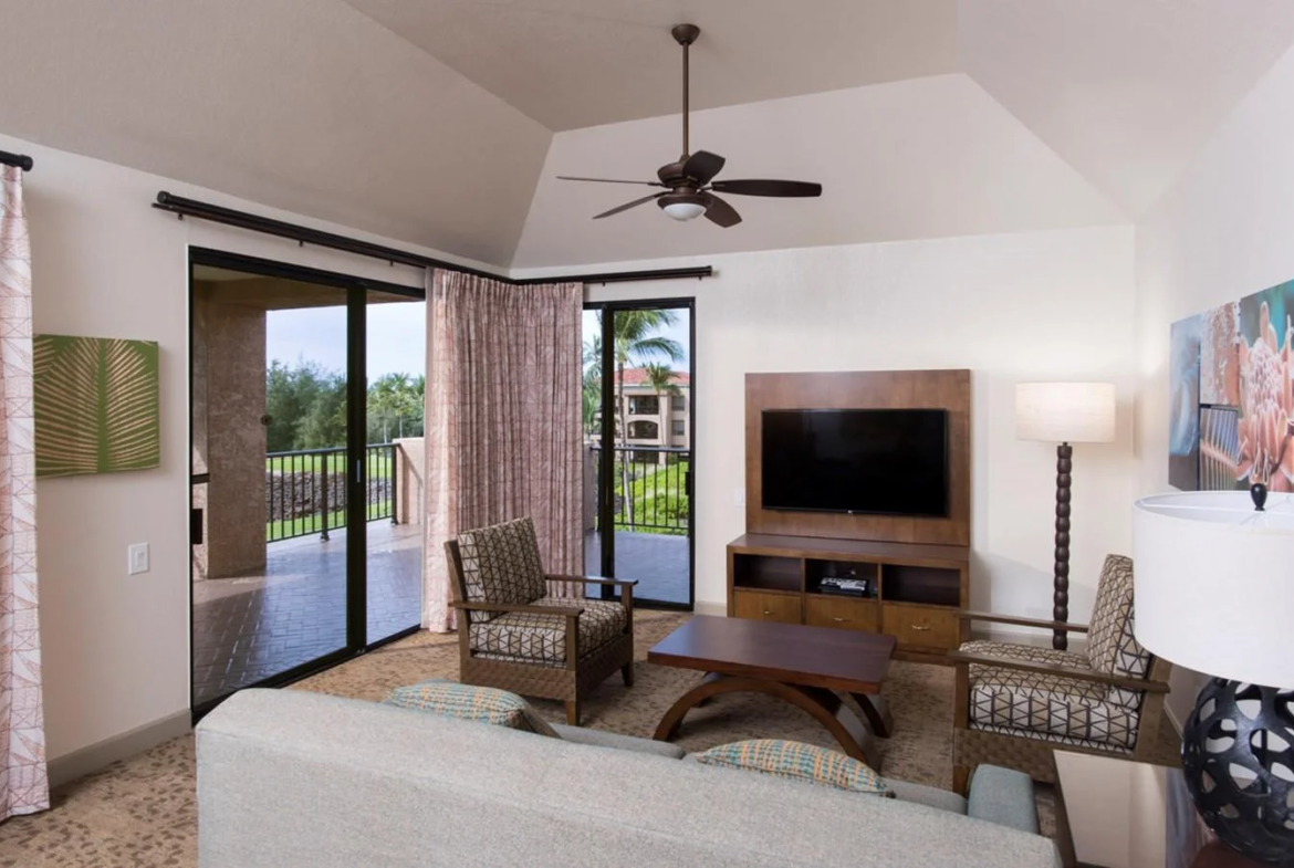 Bay Club, a Hilton Grand Vacations Club living room