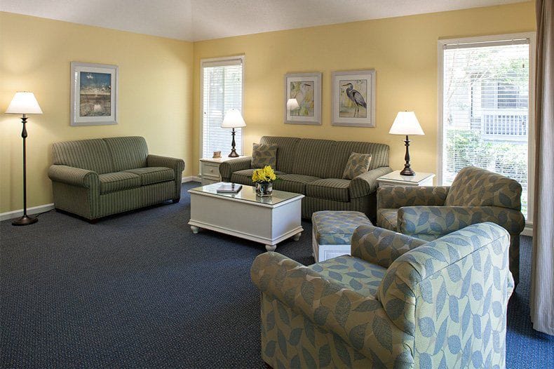Carolina Club Hilton Head Island Vacation Rental Living Room