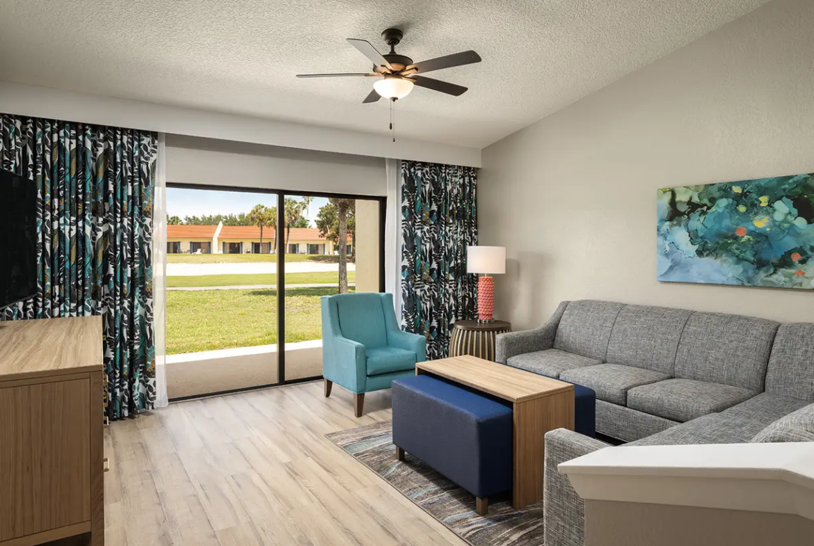 Holiday Inn Club Vacation Orange Lake West Village Two Bedroom Living Room