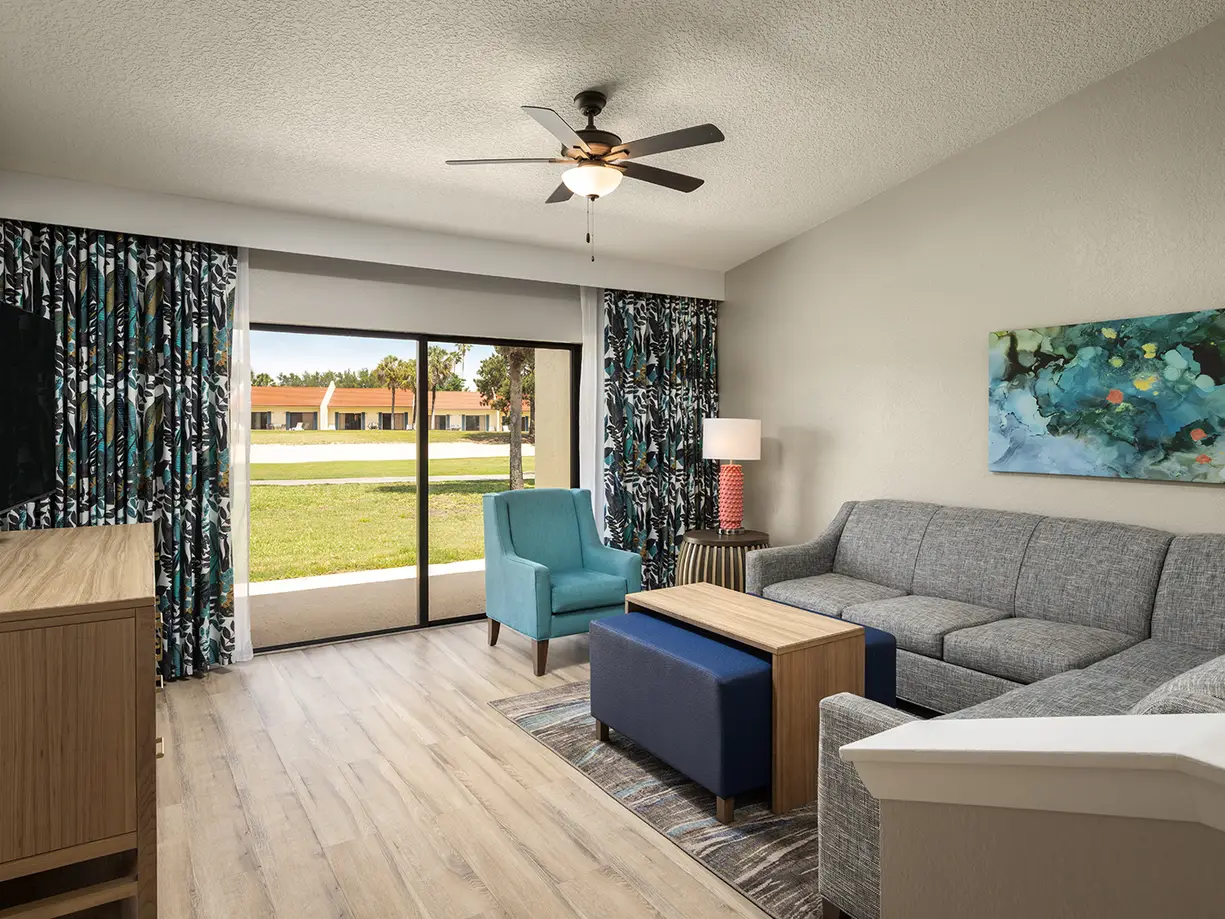 Holiday Inn Club Vacation Orange Lake West Village Two Bedroom Living Room
