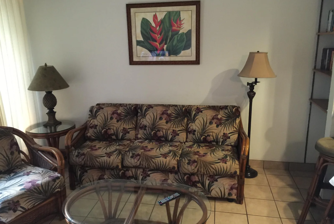 Kamaole Beach Club Living Room