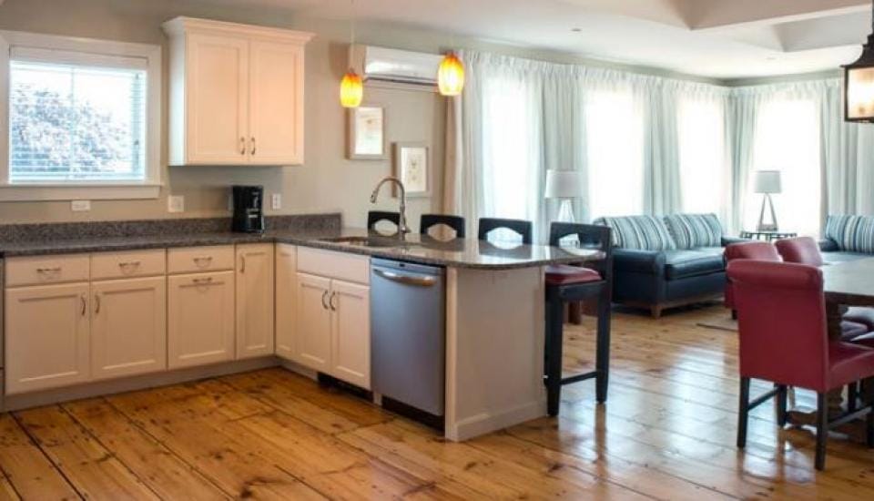 Kitchen and Living Room