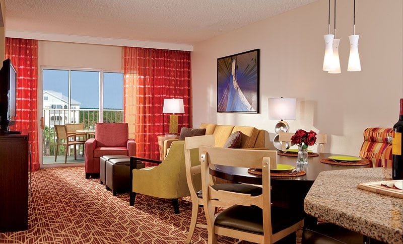 Marriott's Harbour Lake Living Area