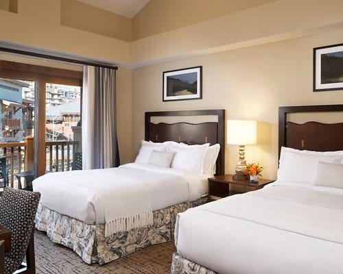 Sunrise Lodge, Hilton Grand Vacations CLub Park City Studio Double Queen Fuestroom