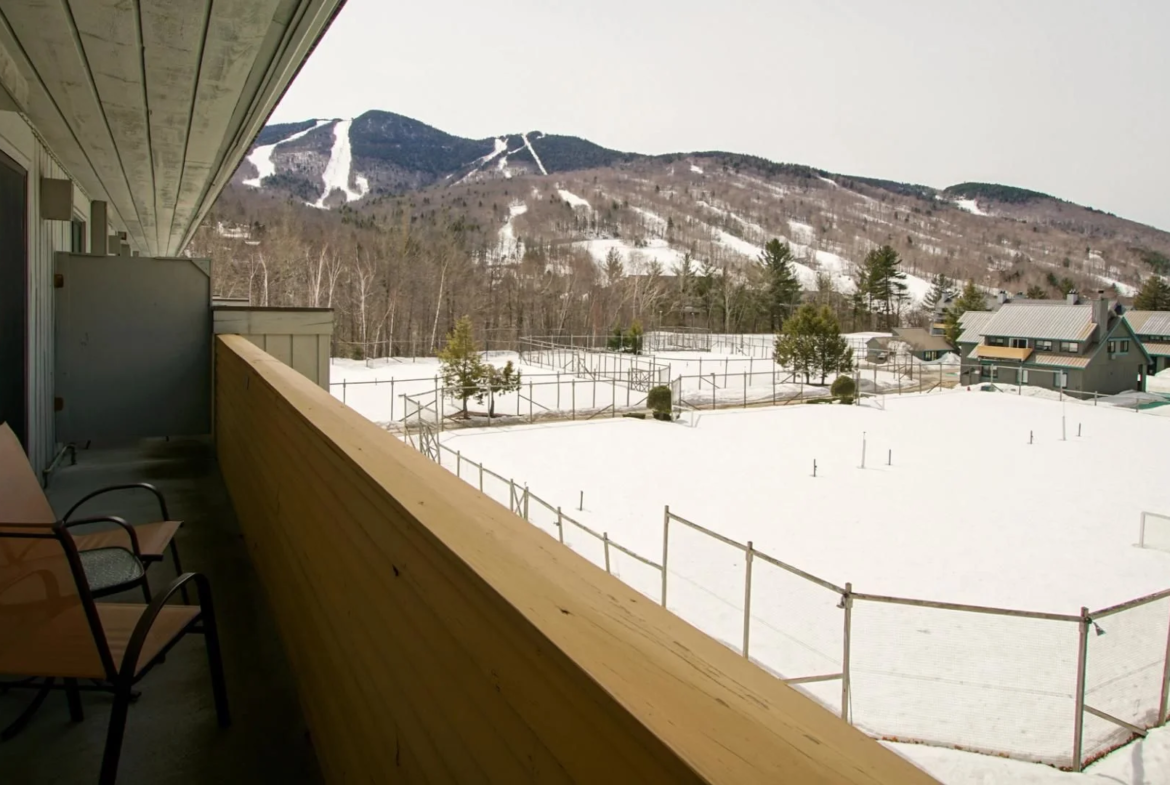 Village Of Loon Mountain Winter View