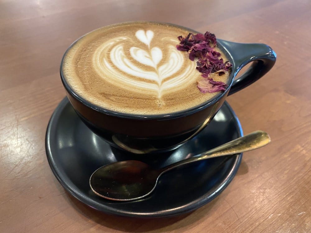 Latte at Craft & Common in downtown Orlando