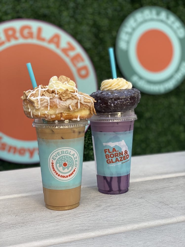 Cold brew at Everglazed in Disney Springs, among the best coffee shops in Orlando