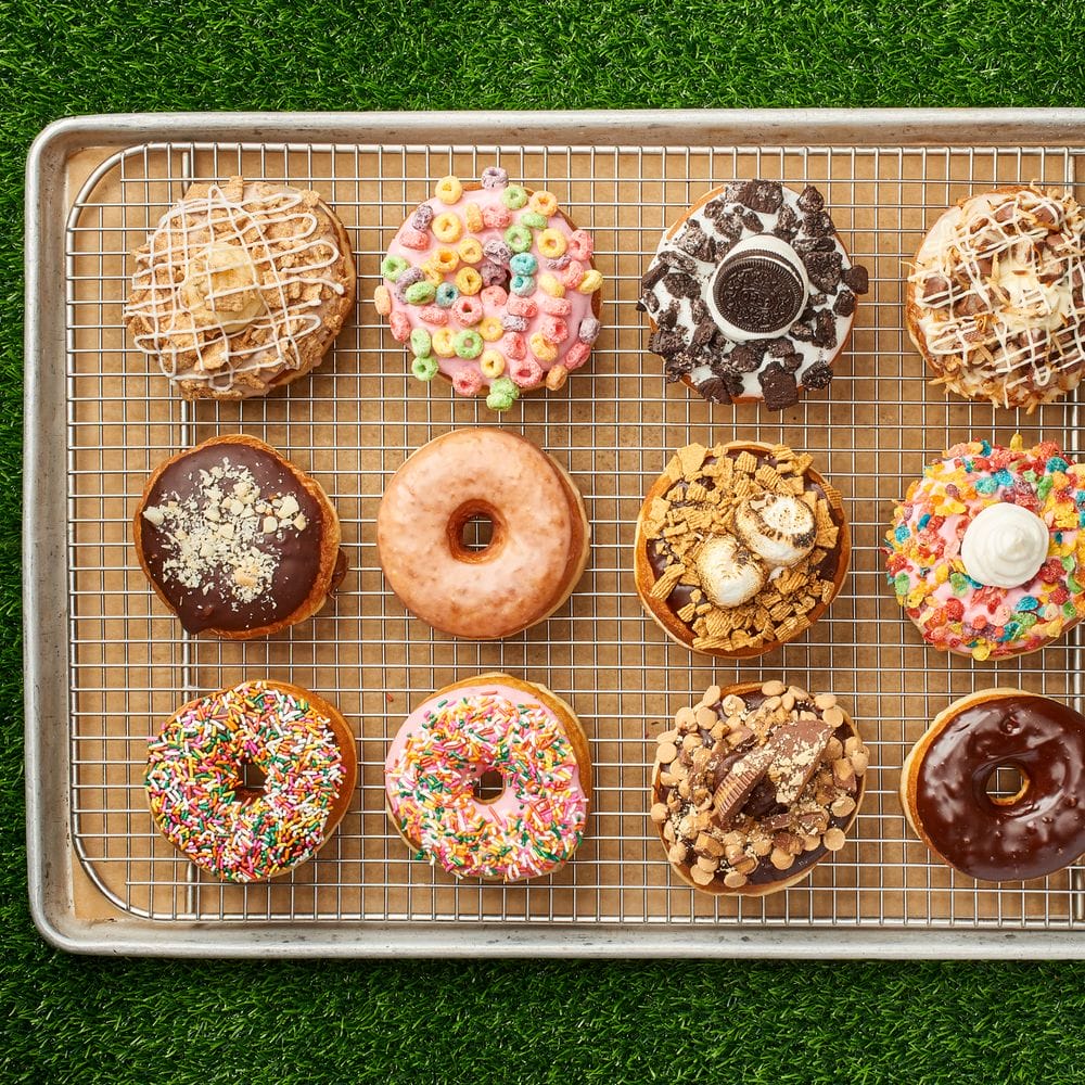 Donuts at Everglazed Donuts & Cold Brew, one of the best coffee shops in Orlando