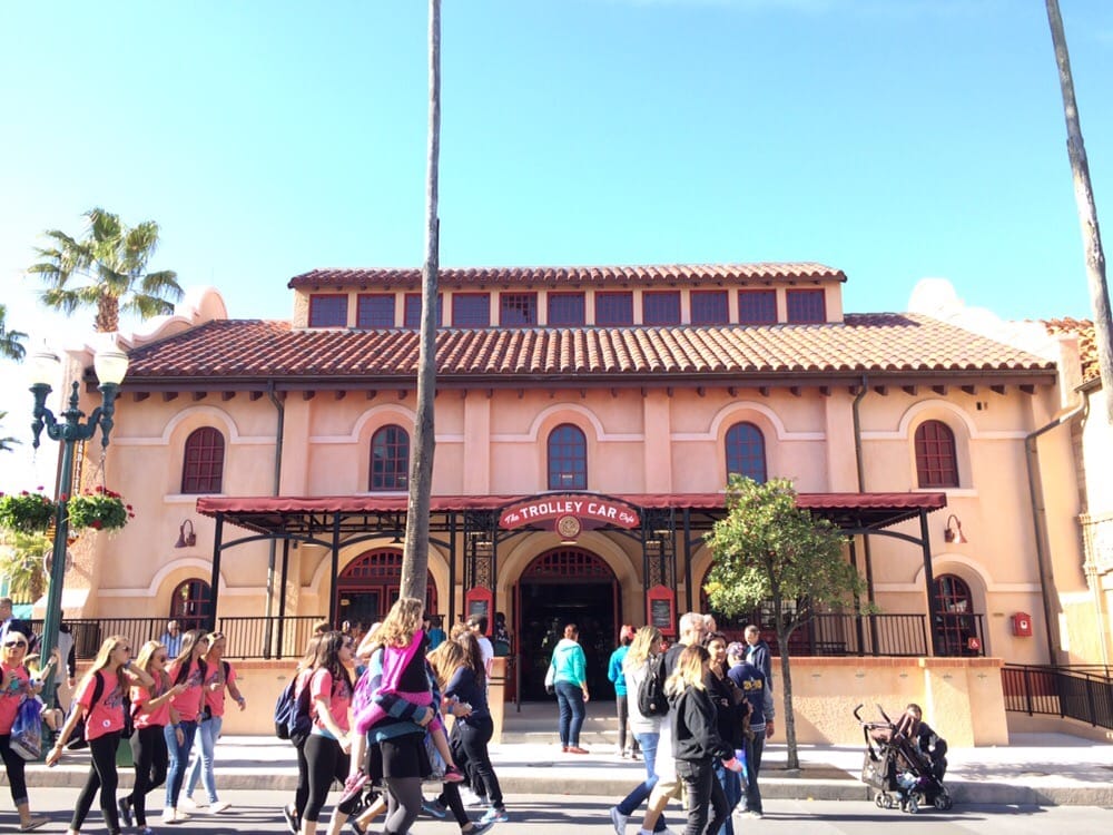 Trolley Car Cafe Starbucks Disney Hollywood Studios
