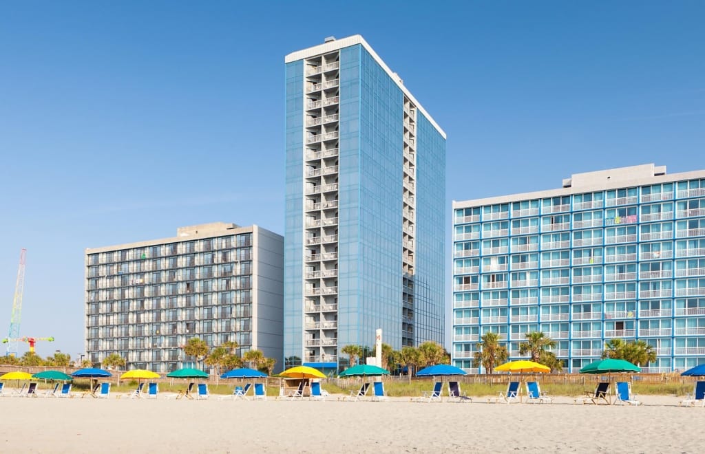 Seaglass Tower in Myrtle Beach, a timeshare rental for a vacation on a budget
