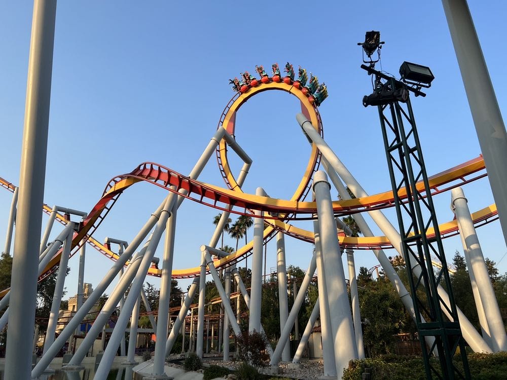 Roller coaster at Knott's Berry Farm