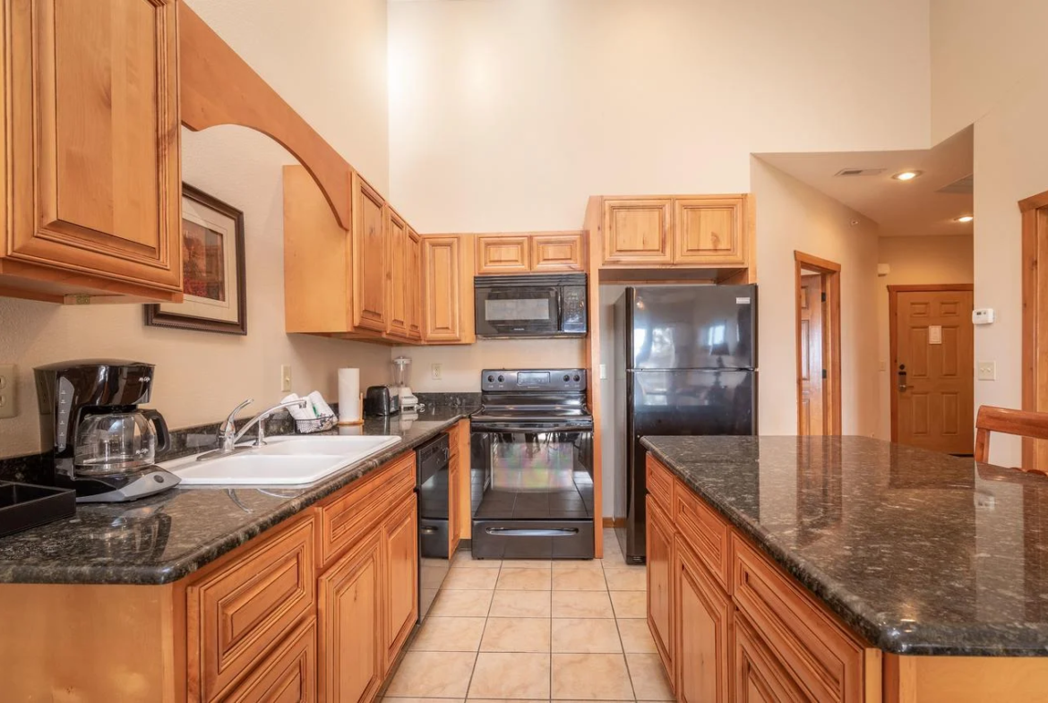 Crowne View Lodges Kitchen
