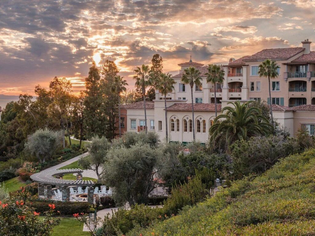 Marriott's Newport Coast Villas at sunset