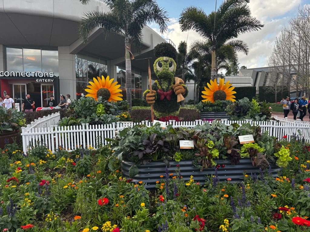 Donald Duck Topiary