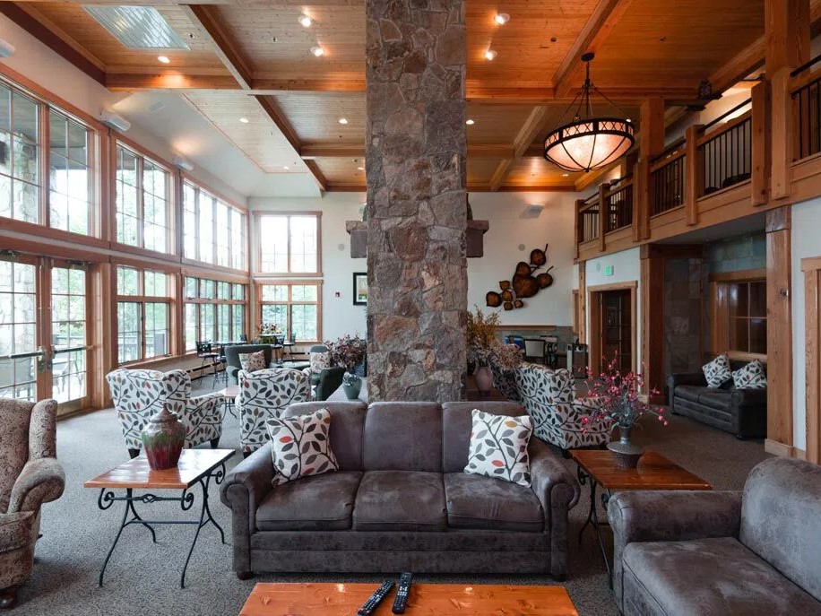 Grand Timber Lodge Lobby Breckenridge Timeshares