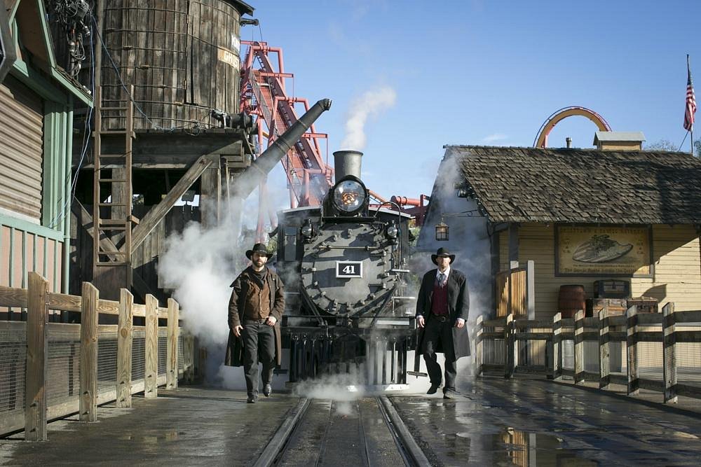Calico Railroad steam train at Knott's Berry Farm