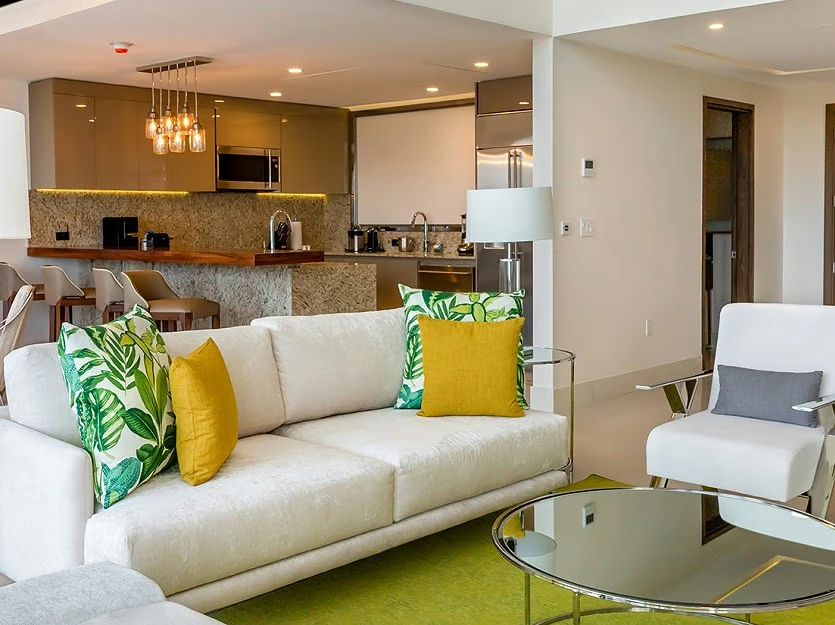 Garza Blanca Resort & Spa Cancun Living Room