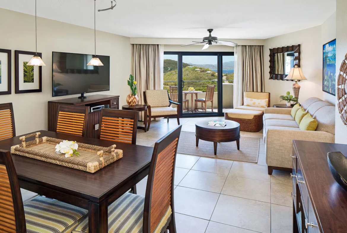 The Westin St. John Rentals - Bay Vista Villas Living Room