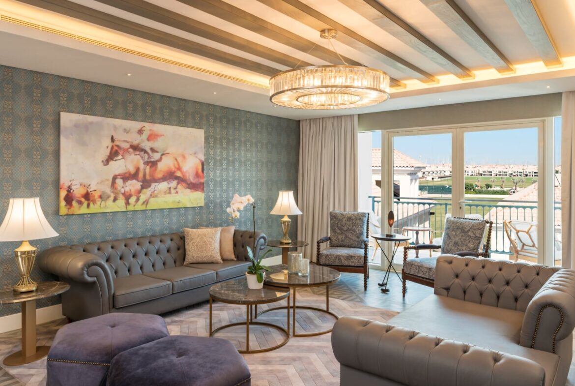 AHPR - Al Habtoor Four Bedroom Villa Living Room