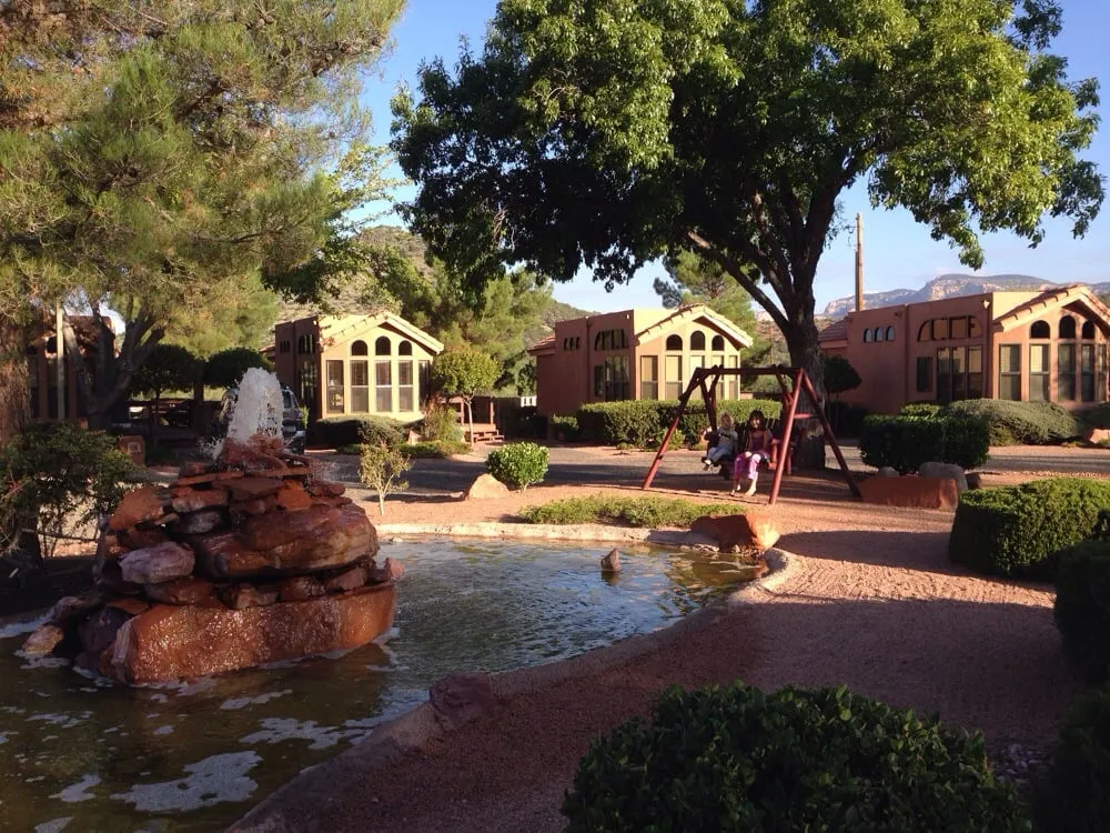 Fountain at Sedona Pines Timeshare in Sedona AZ