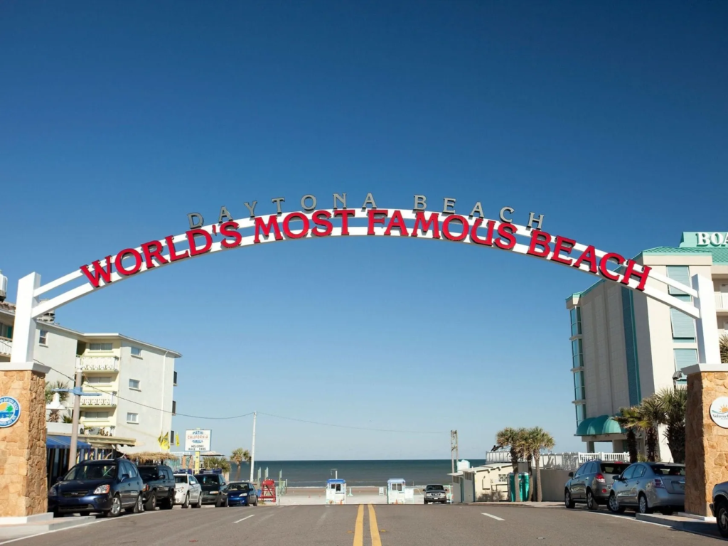 World's Most Famous Beach arch in Daytona Beach