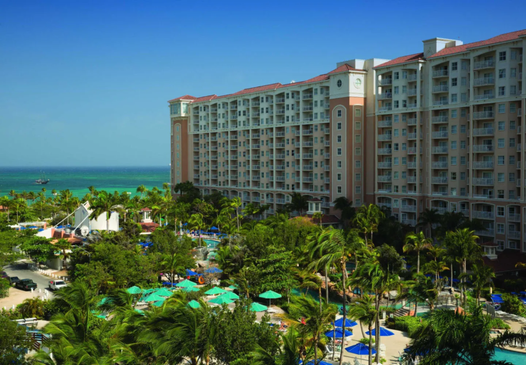 Marriott's Aruba Surf Club tower on Palm Beach
