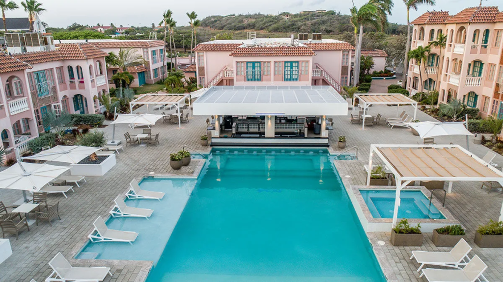 Aruba Timeshare Rentals: Caribbean Palm Village pool