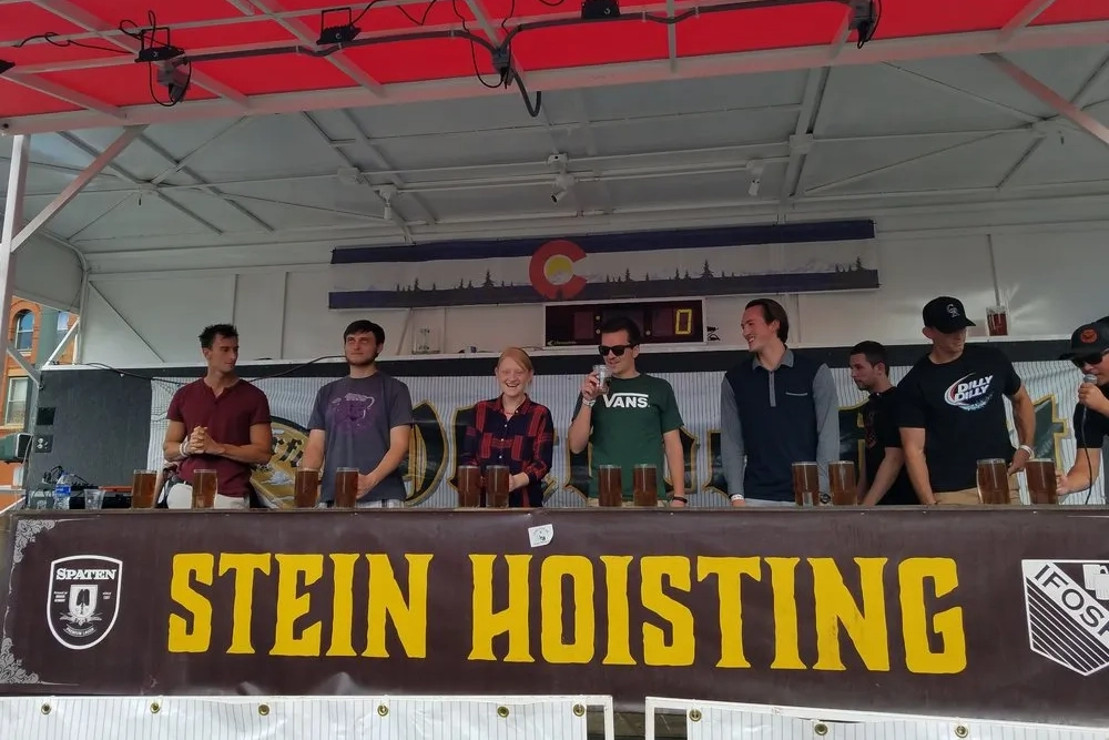 Denver Oktoberfest Stein Hoisting