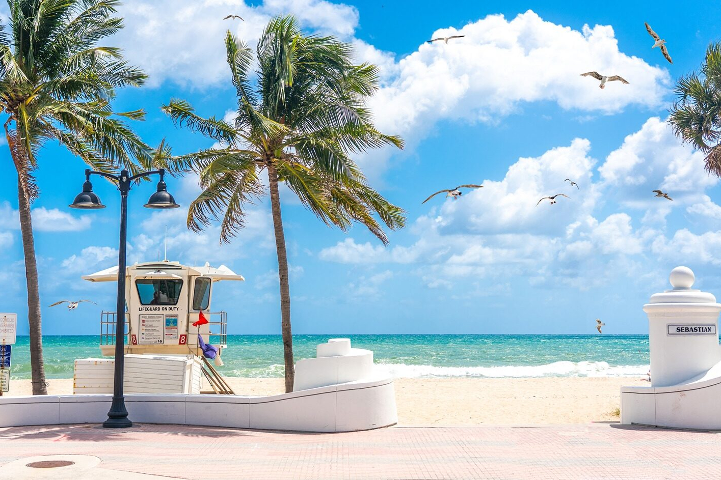 Beach Promenade on Fort Lauderdale Beach