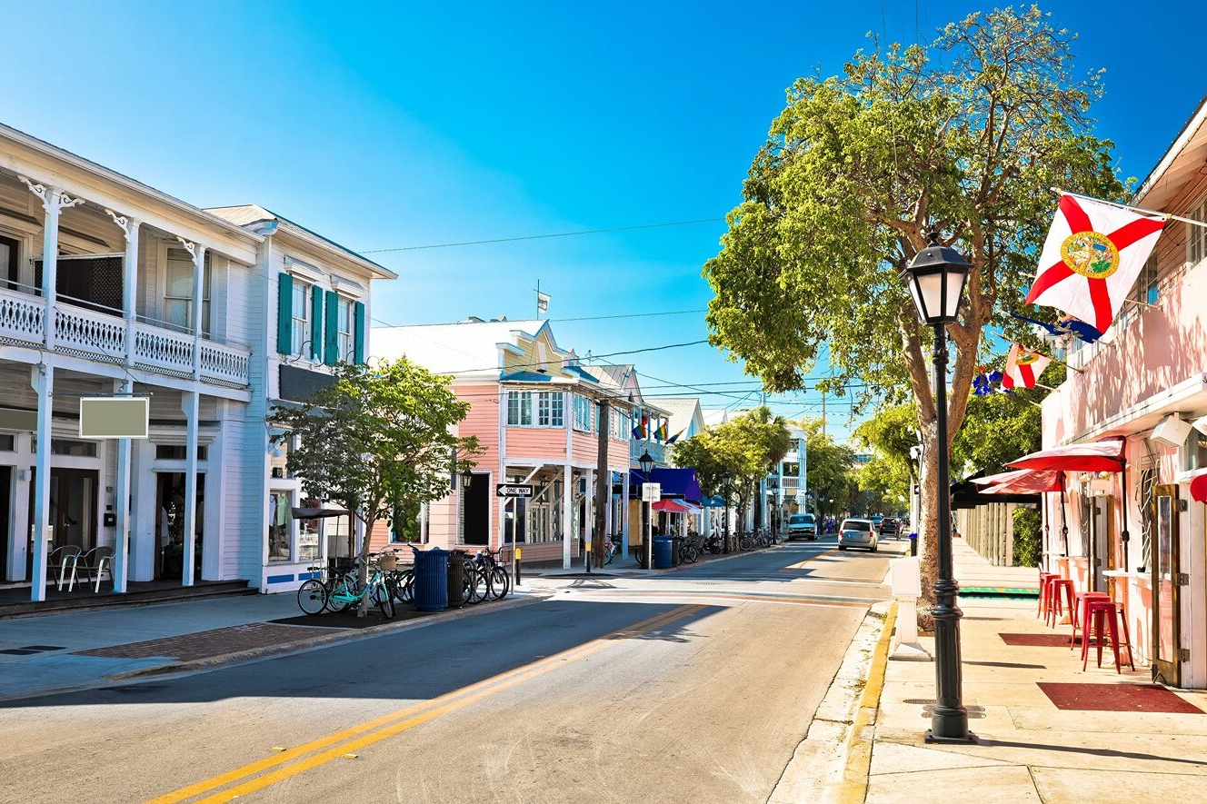 Famous Duval Street in Key West