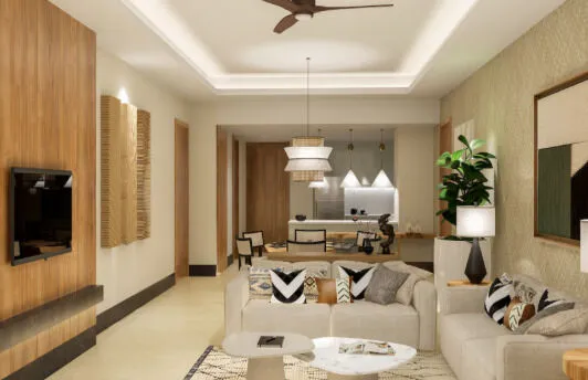 Legacy Resort at Vidanta Riviera Maya Living Room