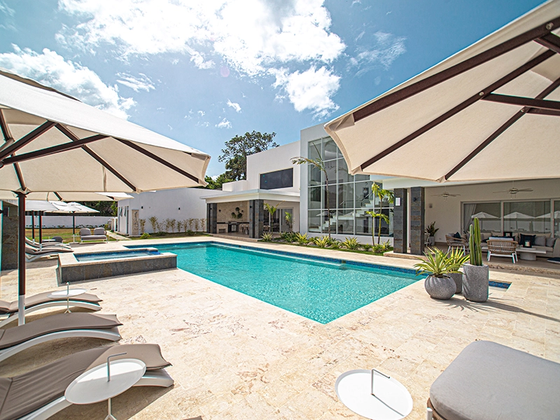 Villa Park at Lifestyle Holidays Vacation Club Puerto Plata Pool Loungers