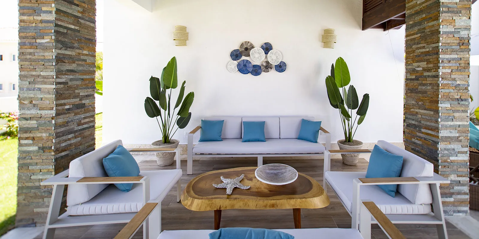Villa Park at Lifestyle Holidays Vacation Club Puerto Plata patio