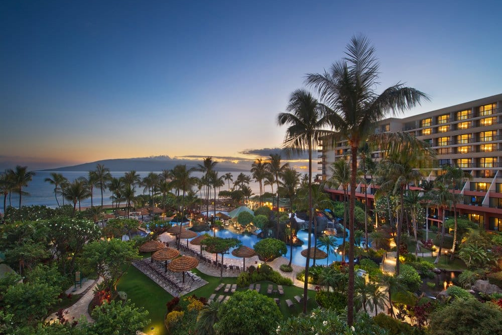 Marriott Maui Ocean Club Lahaina Villas Aerial