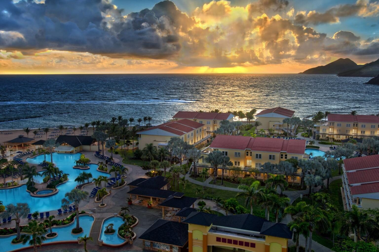 Sunset at St Kitts