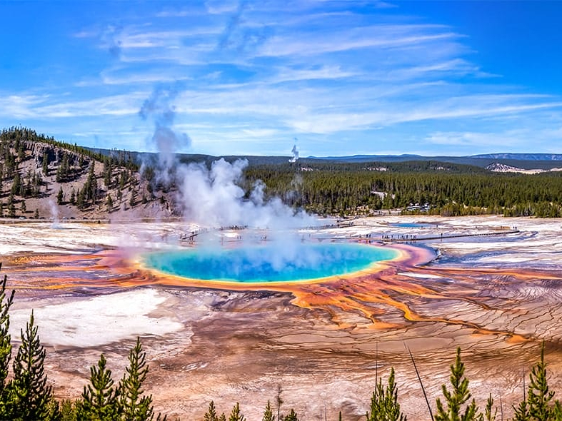 Yellowstone National Park, one of the best national parks in the USA
