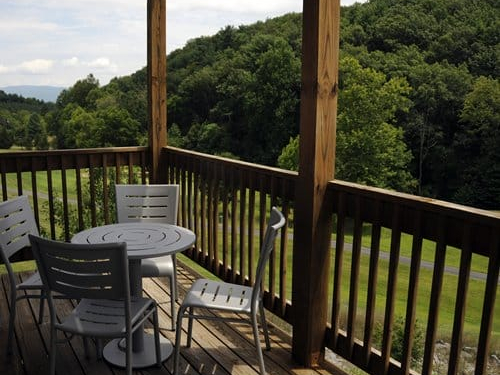 Balcony at Woodstone at Massanutten