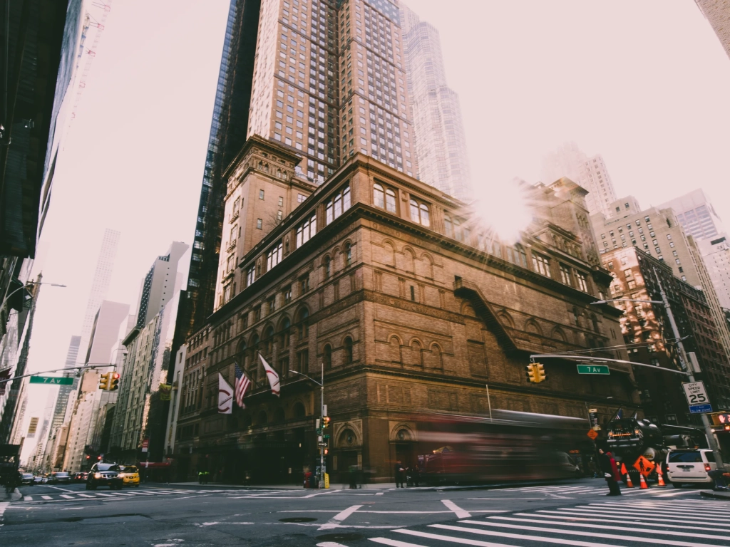 Carnegie Hall, a few blocks from three of the timeshares New York has to offer