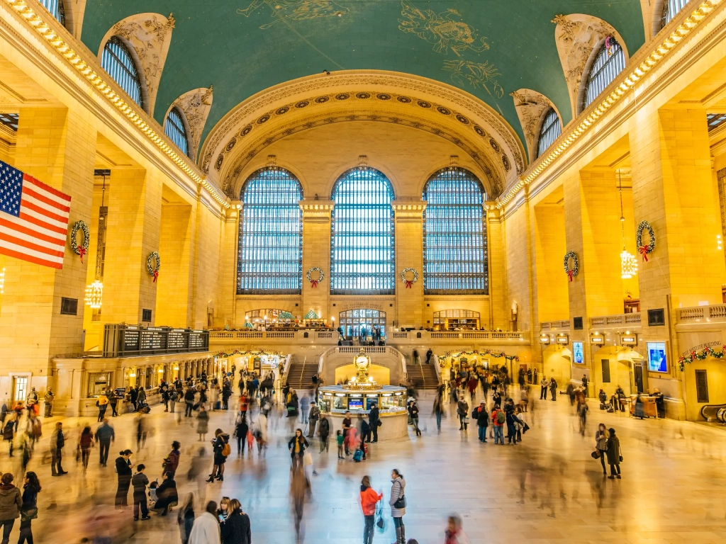 Grand Central Terminal's Main Concourse, a few blocks from Club Wyndham Midtown 45, one of the timeshares New York City offers